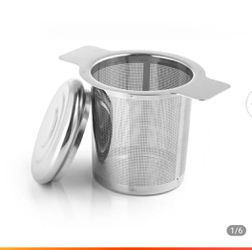 Mesh Tea Infuser Reusable Tea Strainer Teapot Drinkware Kitchen Accessories 304 Stainless Steel Loose Tea Leaf Spice Filter Thumbnail