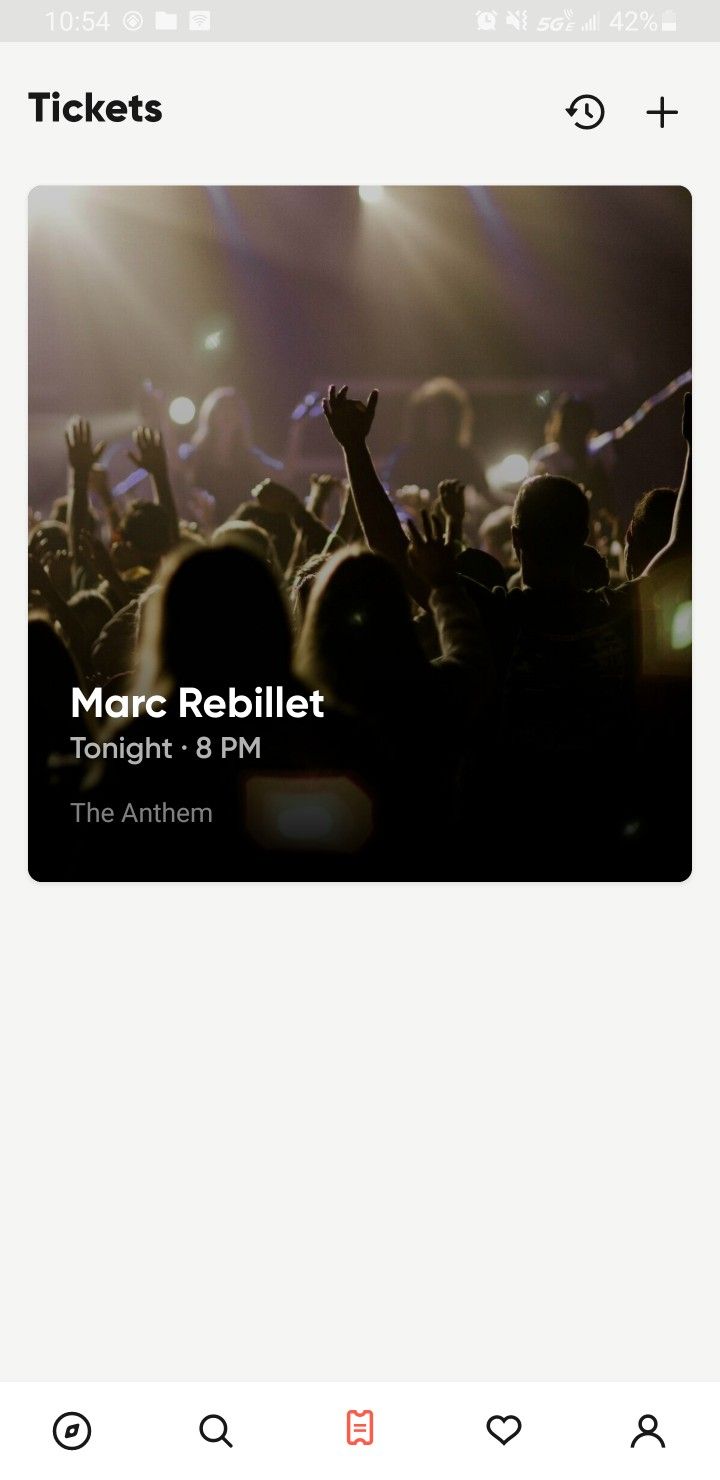 Mark Rebillet Ticket For Tonight