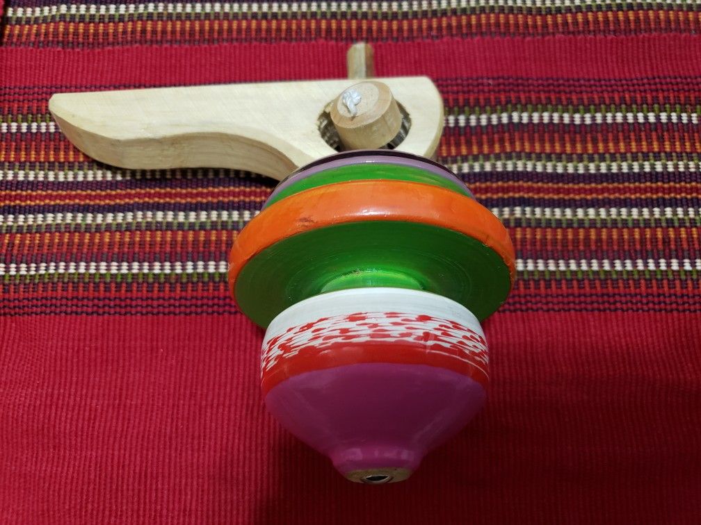 Handmade Guatemalan Wooden Spinning Top for Sale in Baltimore, MD OfferUp
