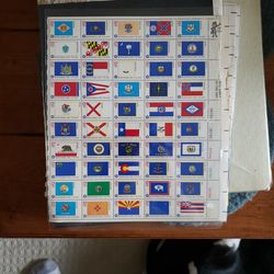 US Postage Stamps (State Flags) Thumbnail
