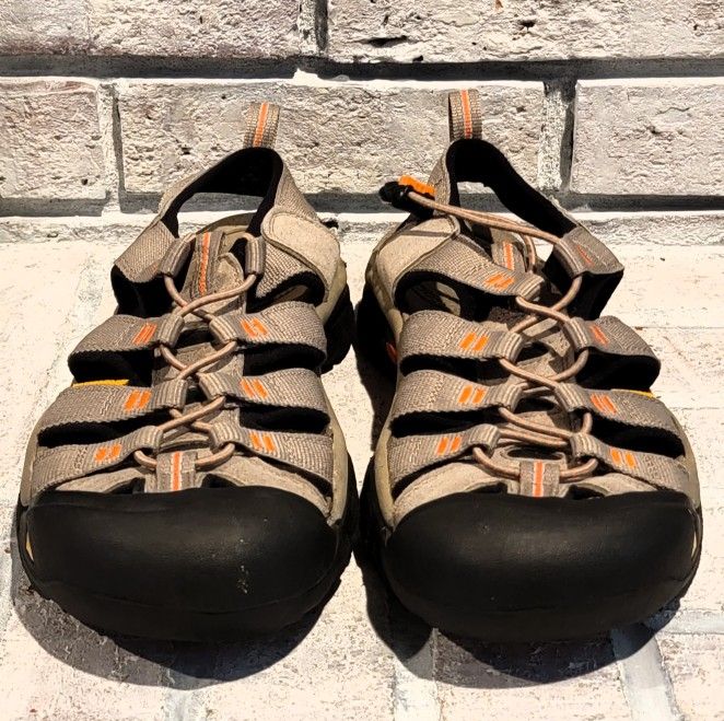 KEEN 1012203 Newport H2 Brindle Sunset Mens 8 Waterproof Hiking Sandals Shoes