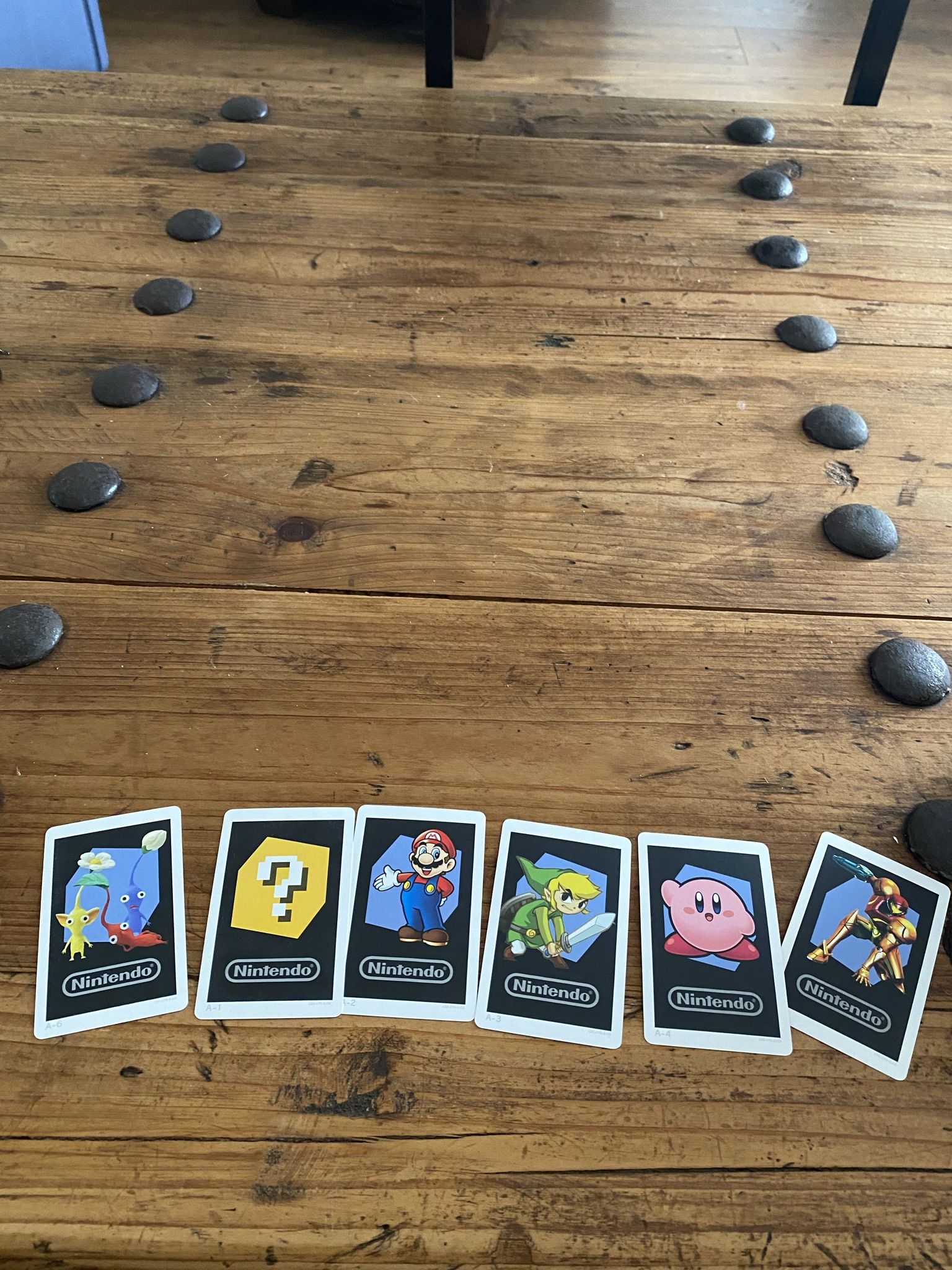 Vintage Nintendo AR cards