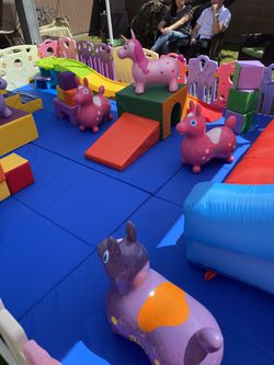Softplay, Party, Birthday, Toddler, Bounce House, Jumper, Ball Pit,  Canopy, Decoration.  Thumbnail