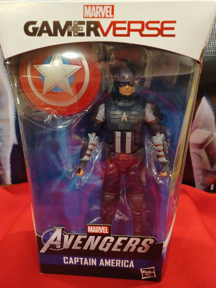 Gamerverse 6" Captain America Action Figure 