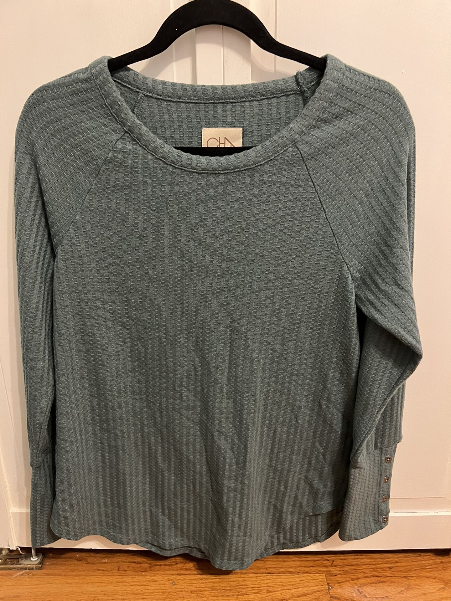 Green Chaser Long Sleeve Top