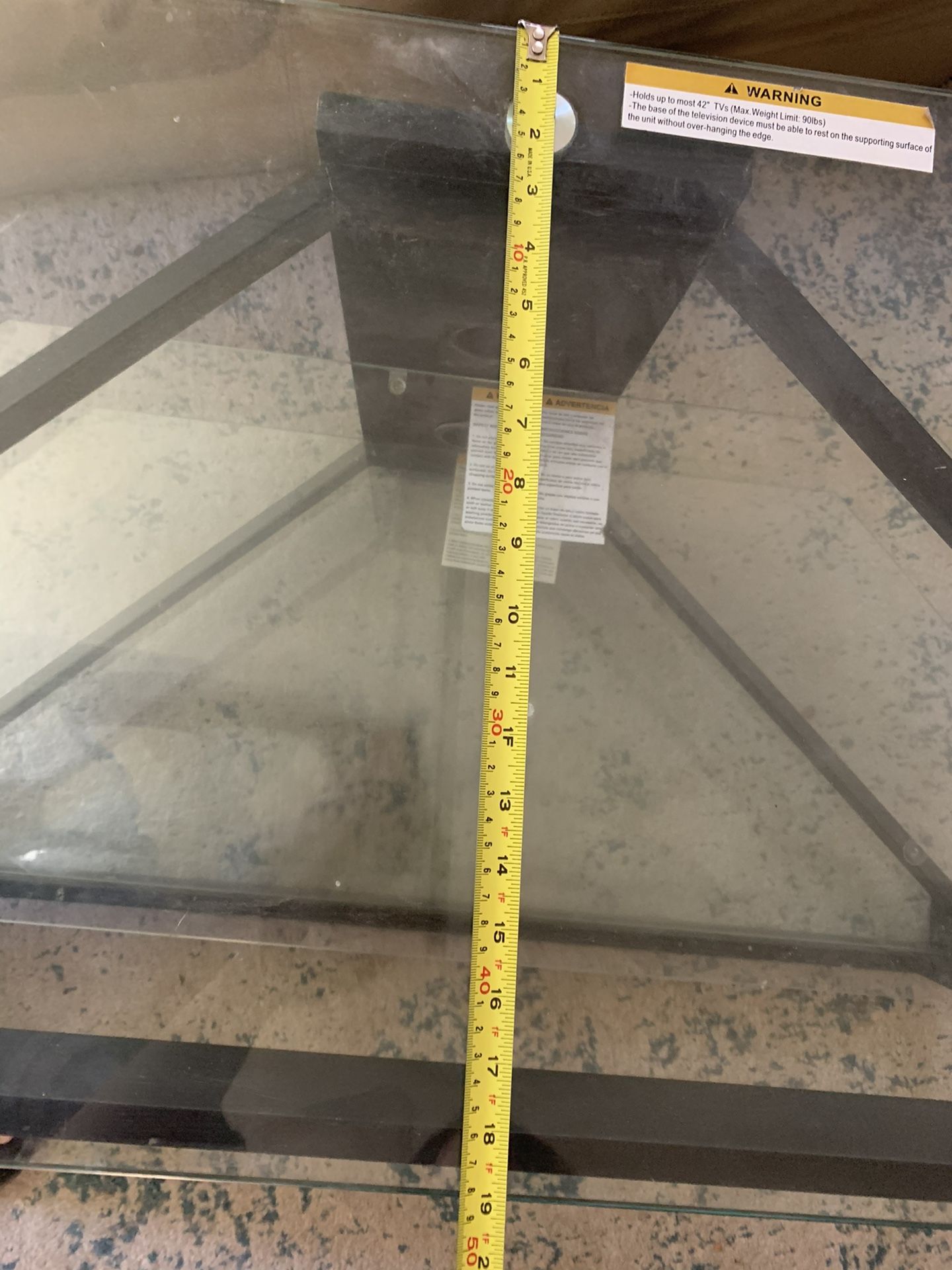 Glass TV Stand