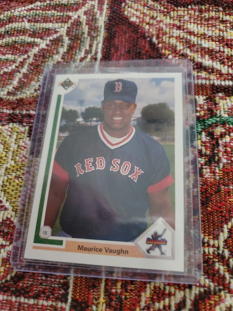 Boston Red Sox Mo Vaughn Rookie Baseball Cards Lot