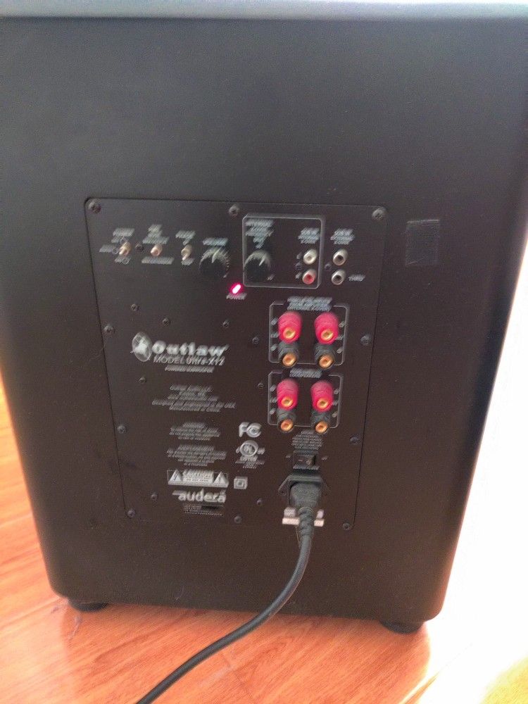 Outlaw Audio Ultra-X12 Subwoofer. Svs, Hsu Research, Klipsch, Polk, Jbl, Kef, Parasound, Emotiva,