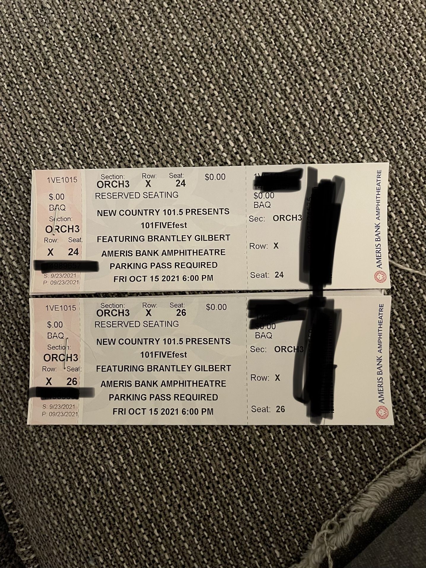 4 Tickets To Kicks101FIVEfest