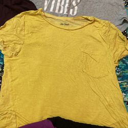 hippie Shirts: ( Iris And Navy Black M) (no tag Purple Small) ( The Classic Yellow L) (no tag Grey Medium) ( Wilfred Free Purple XXS) ( rue21 Grey M) Thumbnail