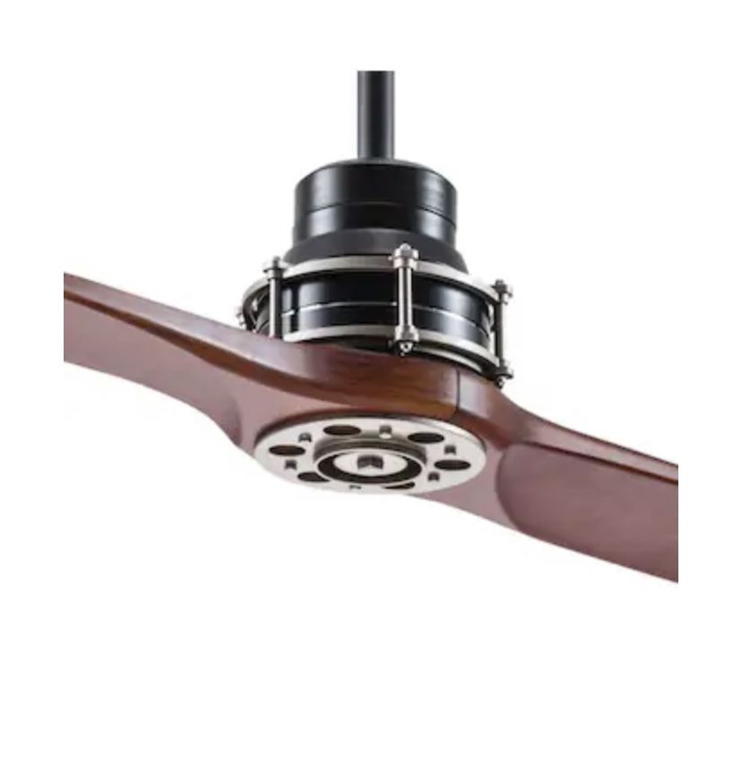 Kichler 2 Blade 56-in Satin Black Indoor Ceiling Fan w/ remote