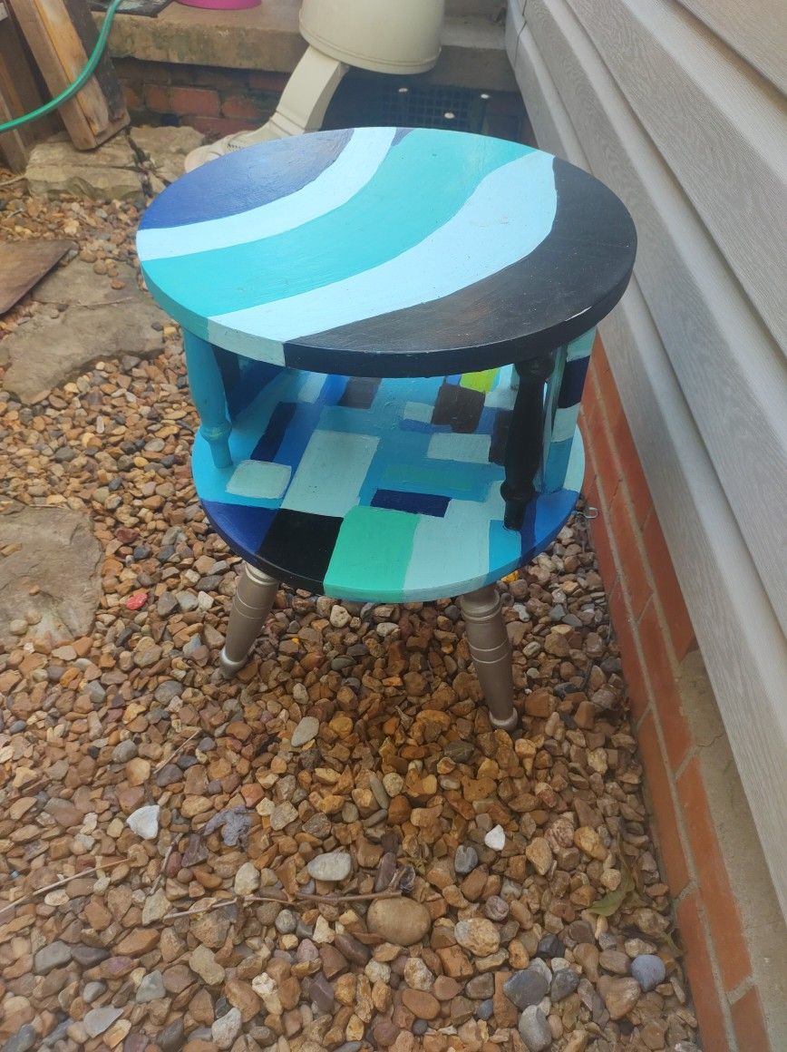 Hand Painted Table