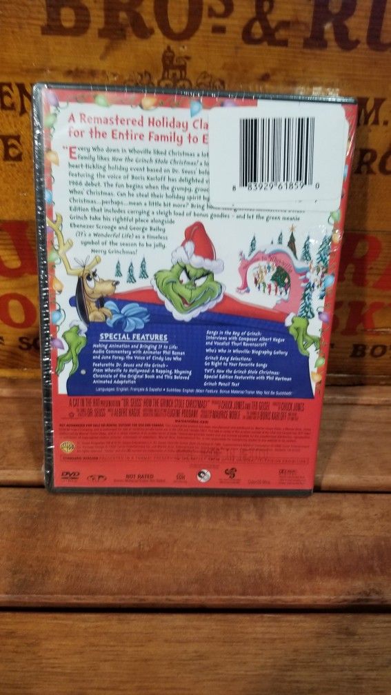 Dr. Seuss' How The Grinch Stole Christmas Delux Edition Brand New Sealed
