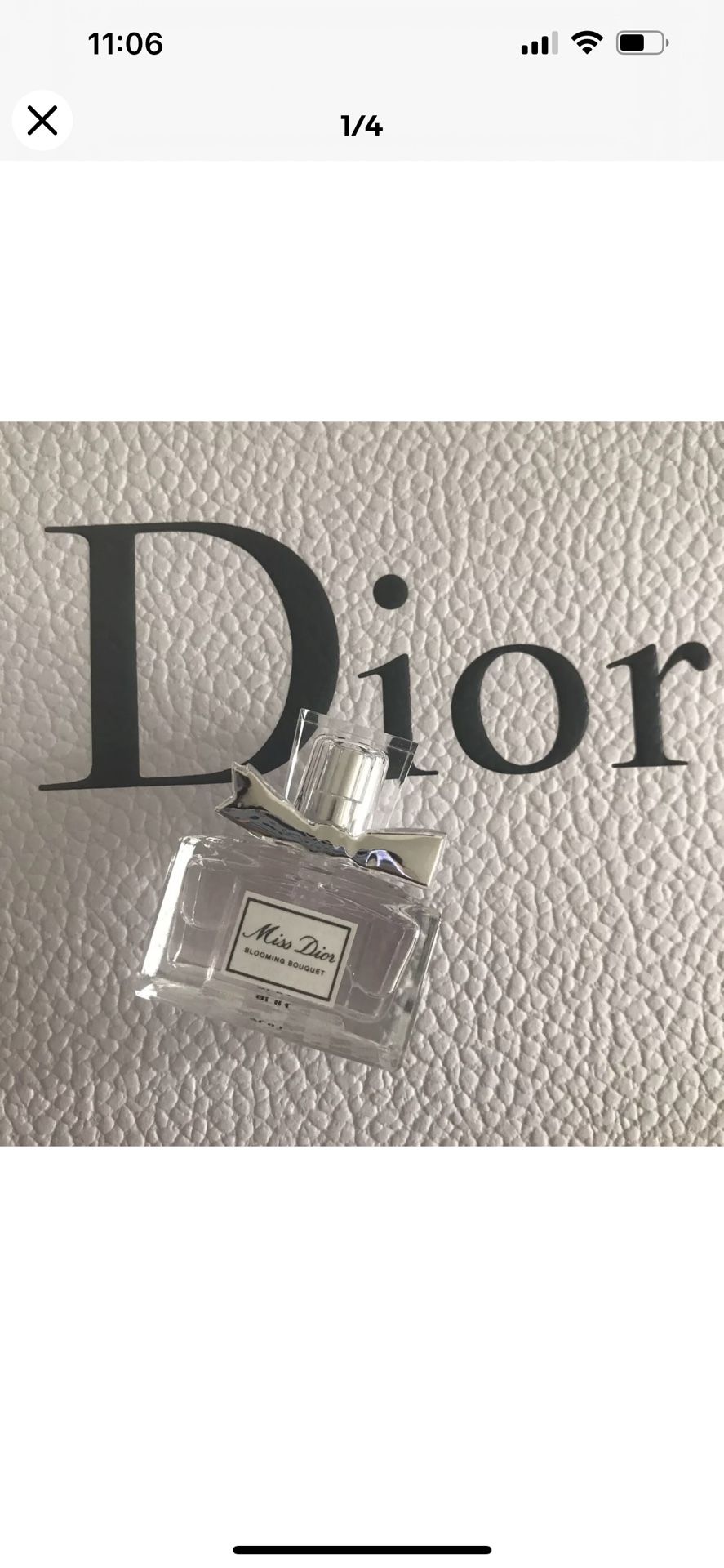 DIOR Miss Dior Blooming Bouquet EDT Splash .17oz/5mL Womens Perfume - NWOB