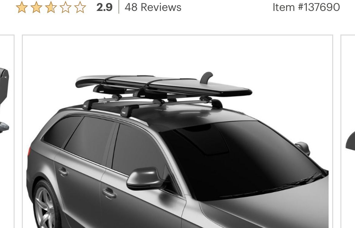 Thule SUP Taxi XT Snowboard, Skis or Surfboard Rack (New In Package)