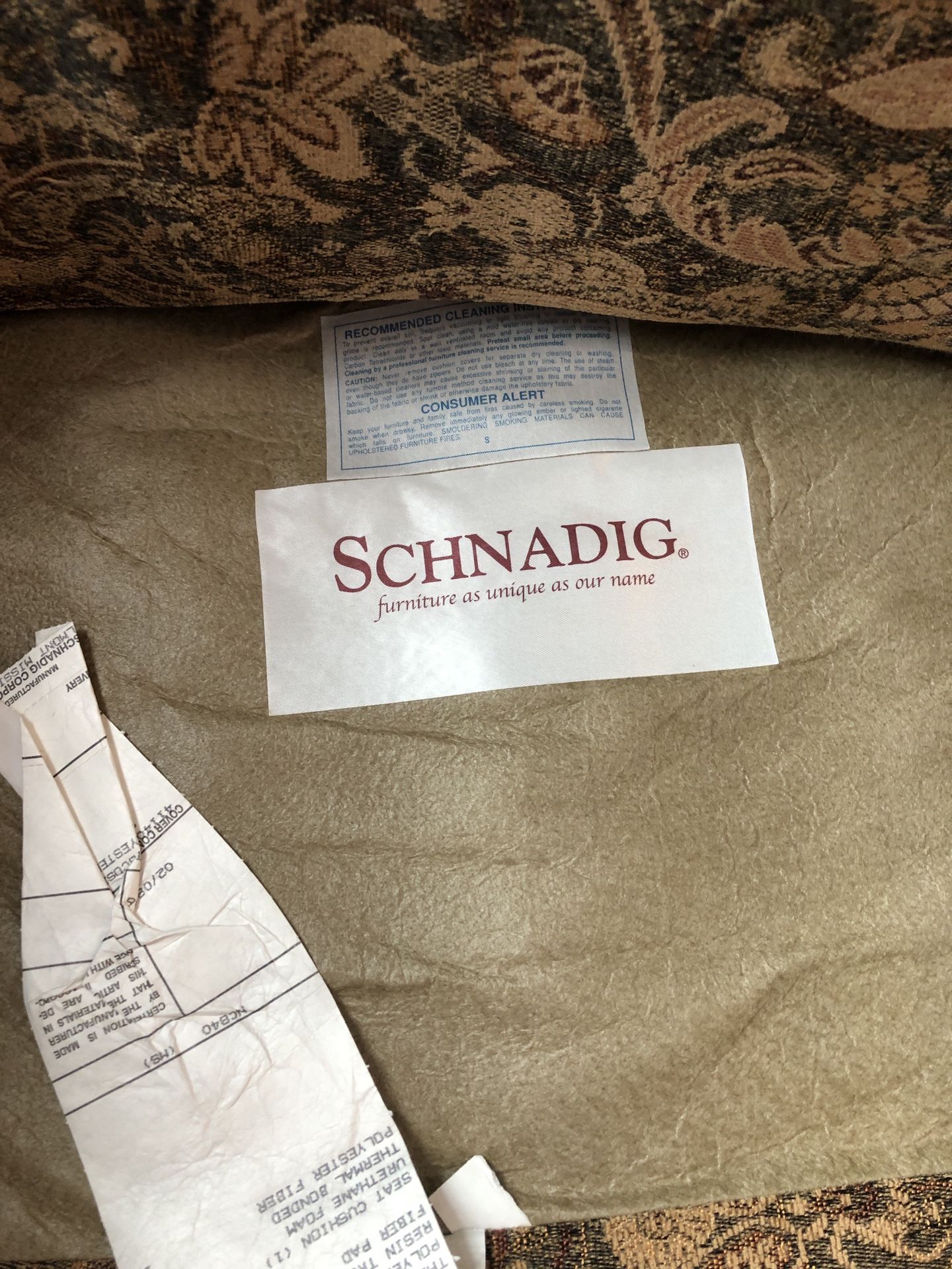 2 Upholstered Arm Chairs