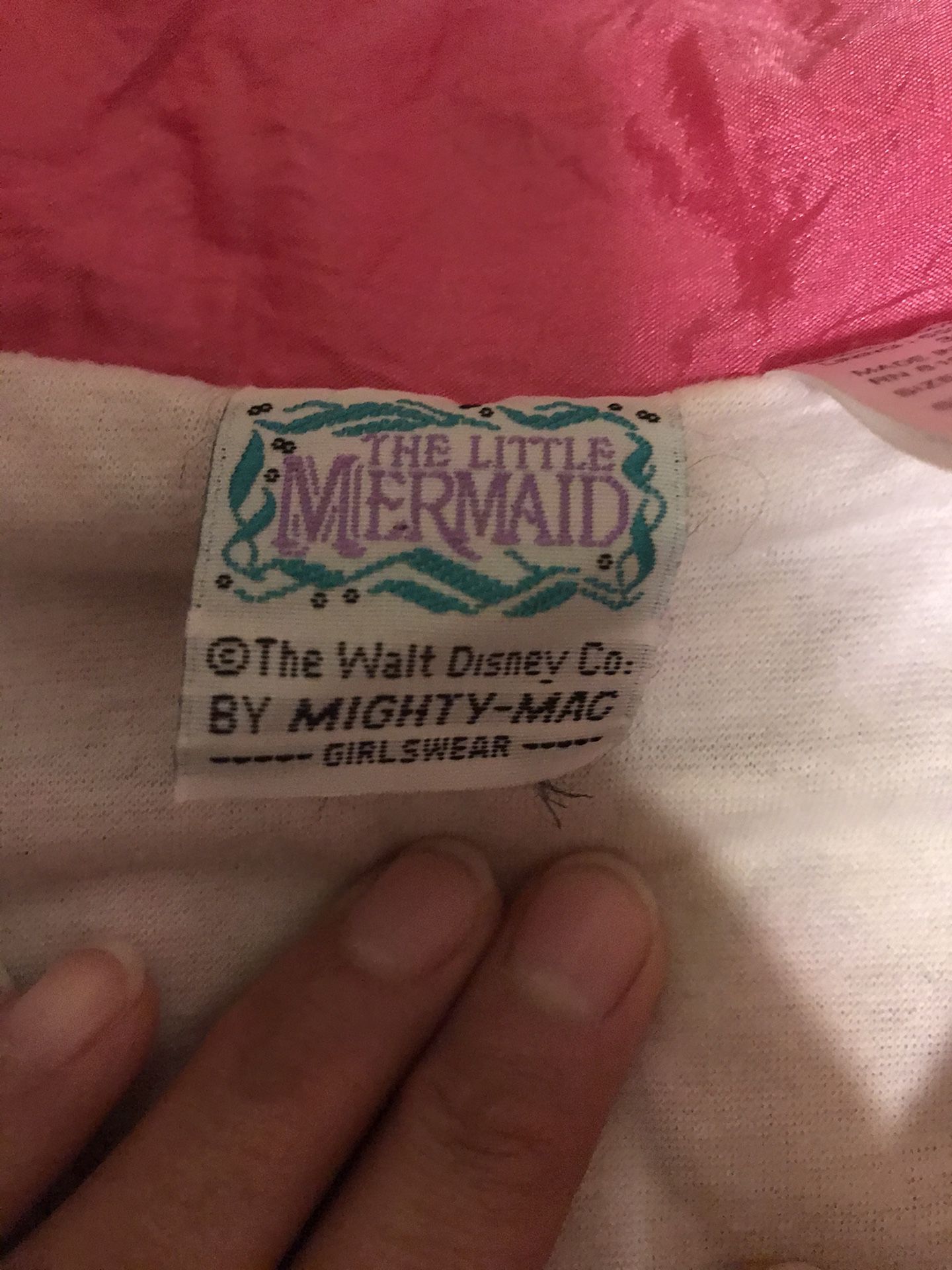 Vintage little mermaid Windbreaker Jacket 3T 