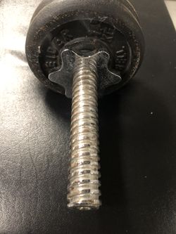 Curl Bar And Weights (One Inch Diameter) Thumbnail