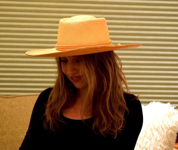 CAMPESTRE HAT: YELLOW. INSPIRED BY THE BEAUTY OF THE FIELDS OF ECUADOR