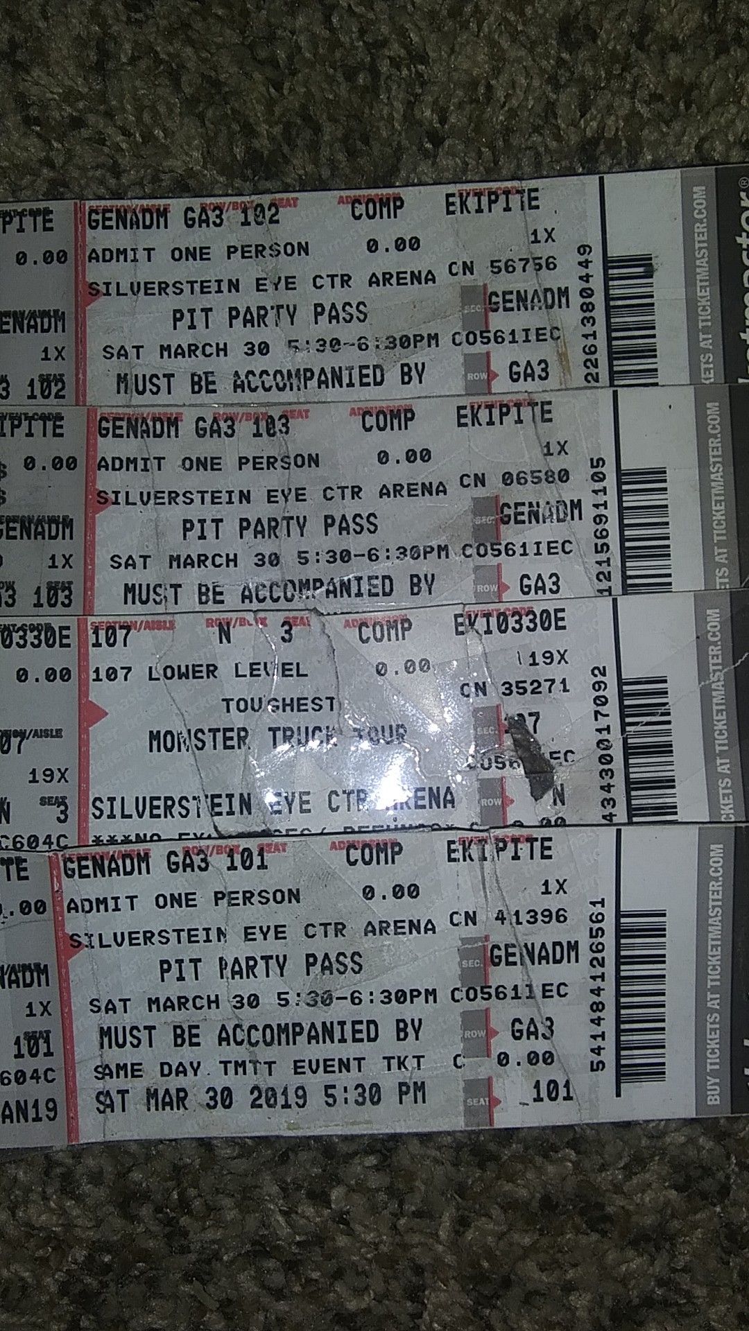 Monster truck tour