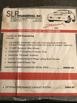1994 Pontiac Firebird Thumbnail