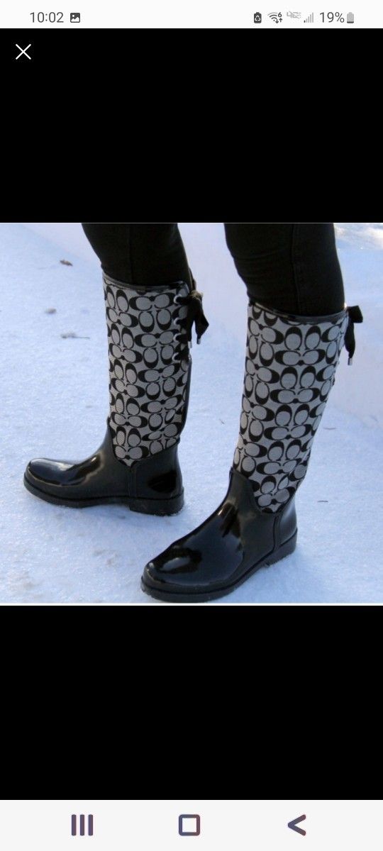 Coach Rain Boots