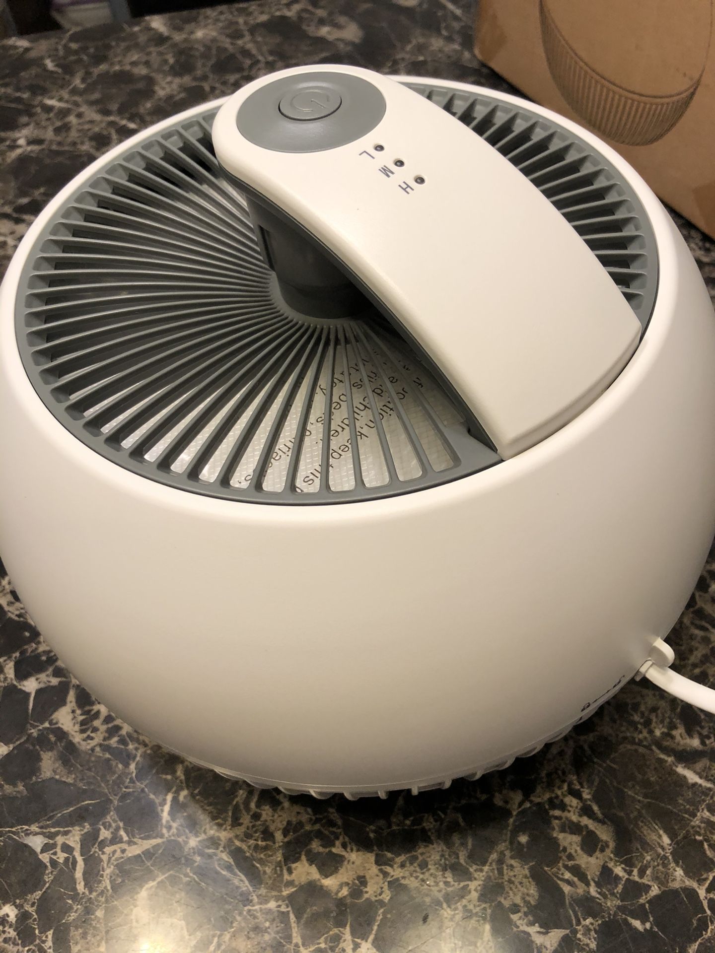 TRUSTECH Air Purifier xHome,True HEPA Filter Air Cleaner for Room with 3 Fan Speeds, 3 Stage Filter.