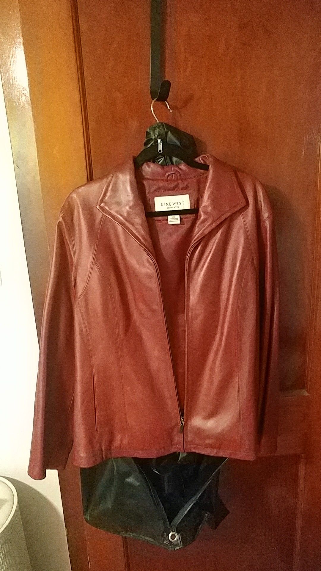 Nine west leather jacket