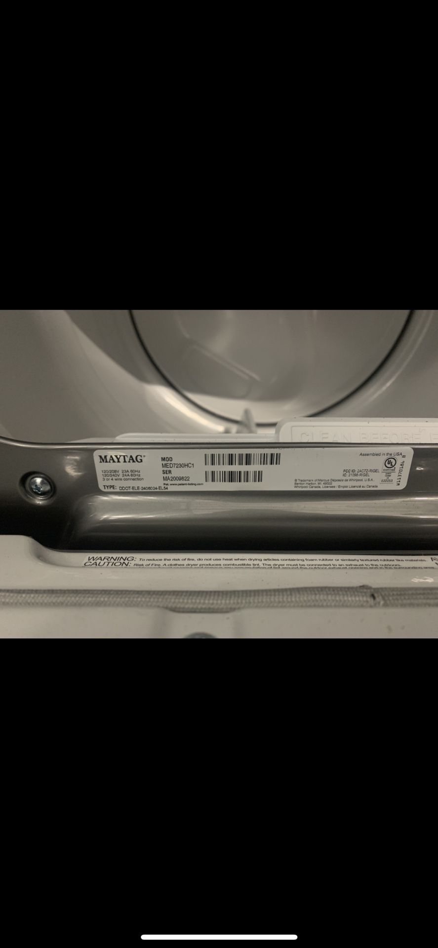 Maytag Dryer