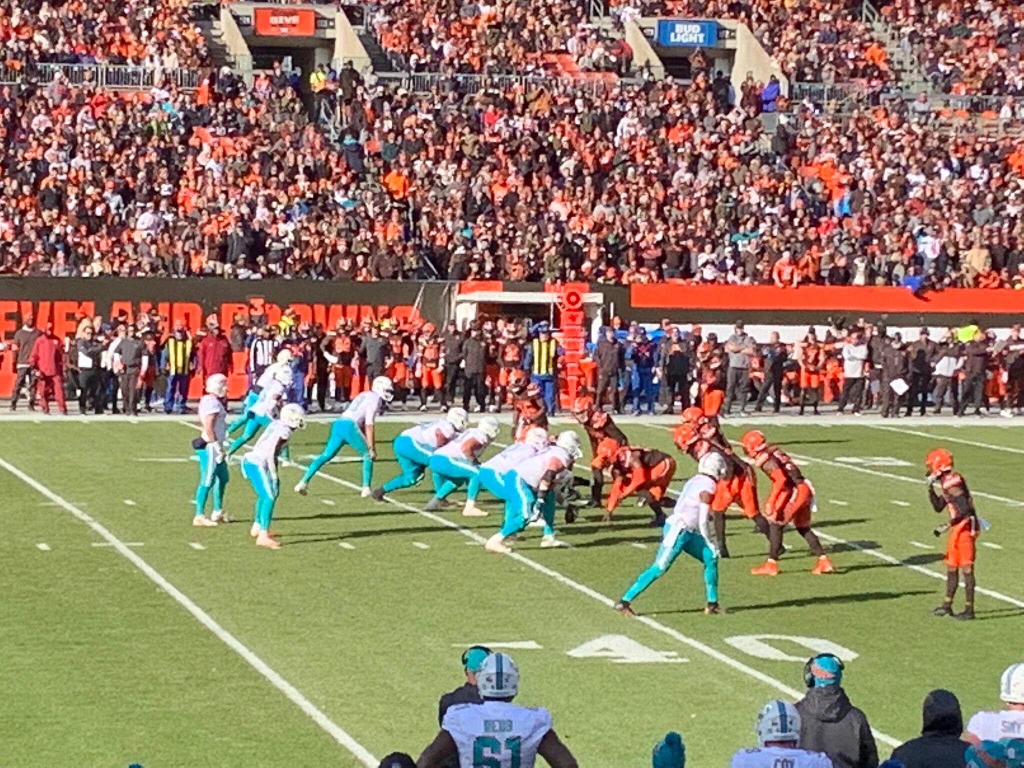 CLEVELAND BROWNS /PITTSBURGH STEELERS GAME AT FIRST ENERGY