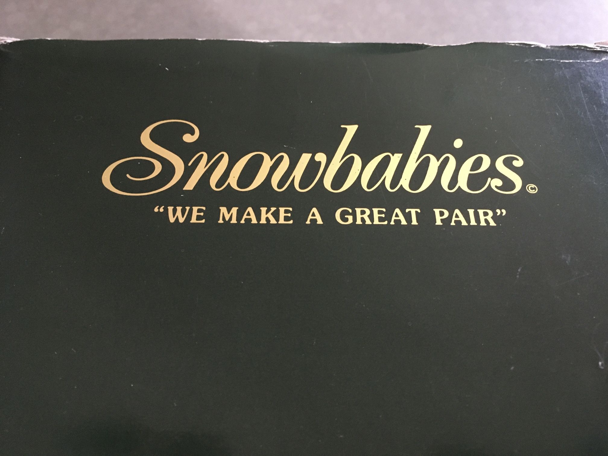 Snowbabies “We Make A Great Pair”