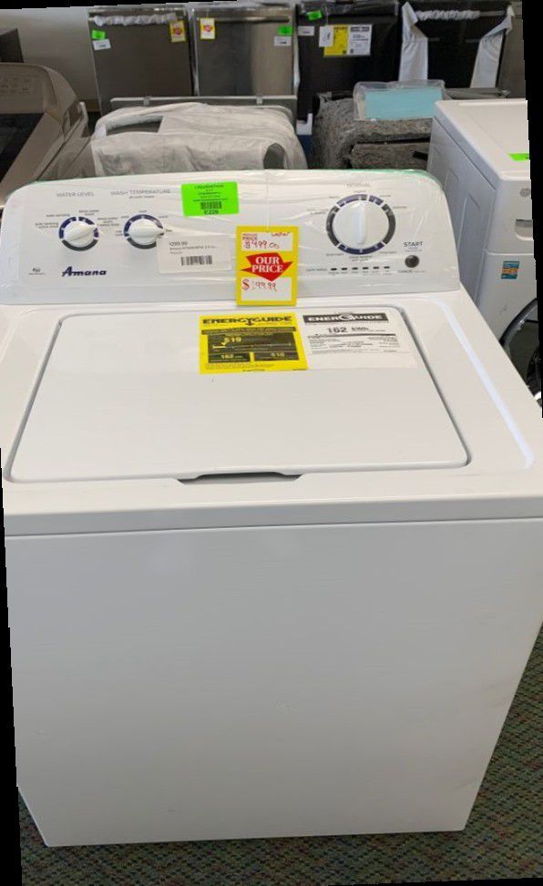 Amana Washer Brand new with Warranty 3.5 cubic units 3M