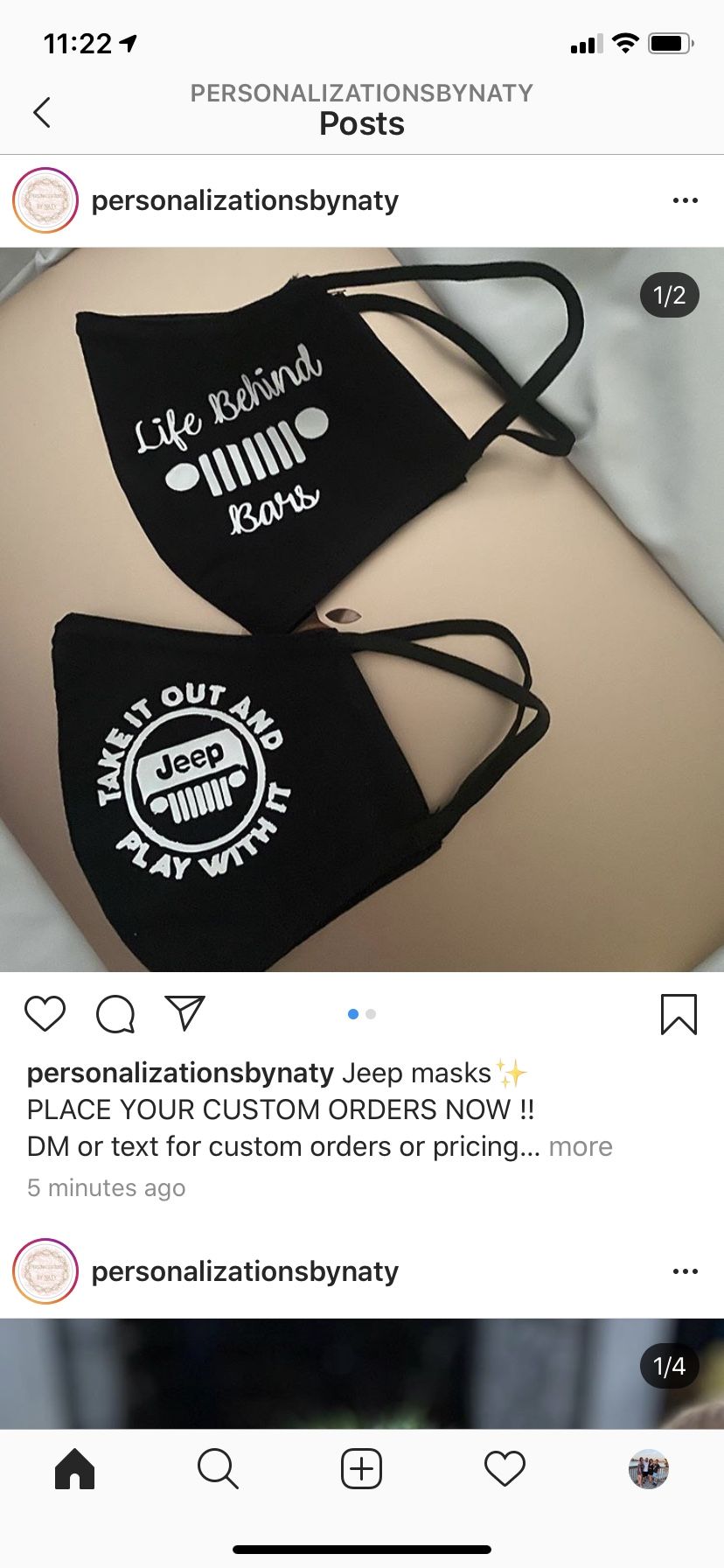 Personalized custom masks