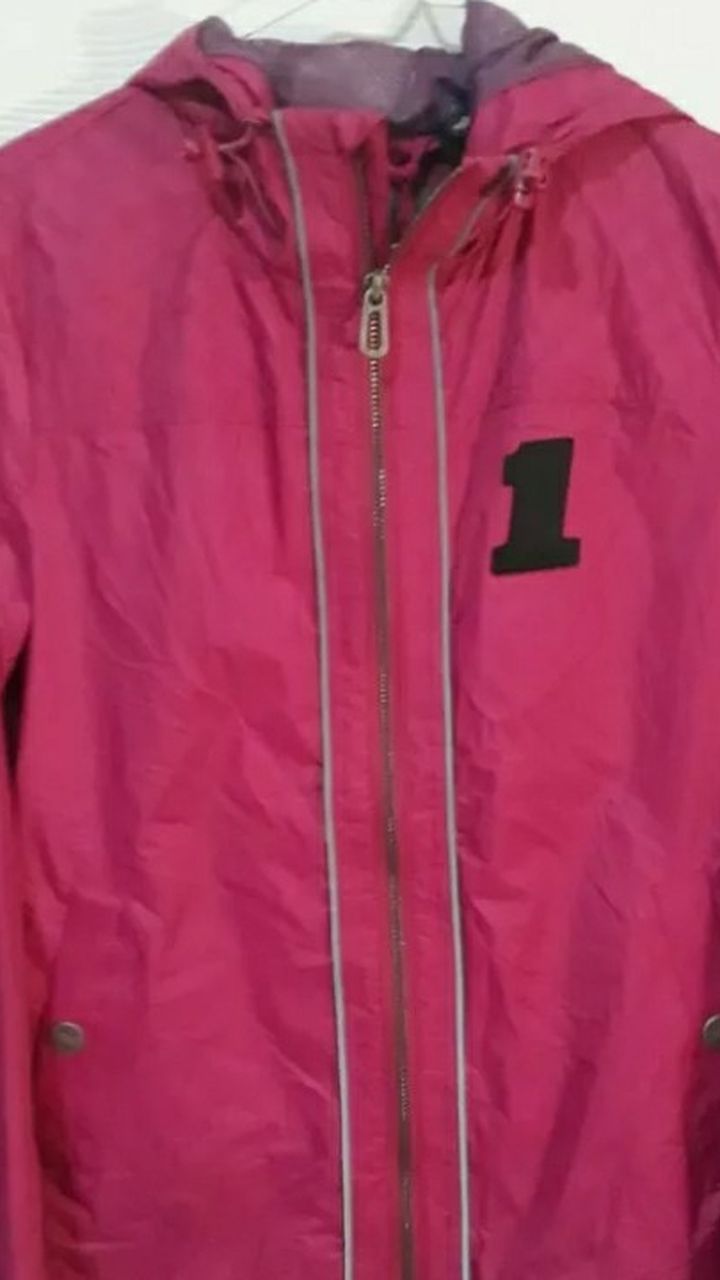 Harley Davidson Women's Packable Hooded Nylon Jacket NWT Pink Medium Small