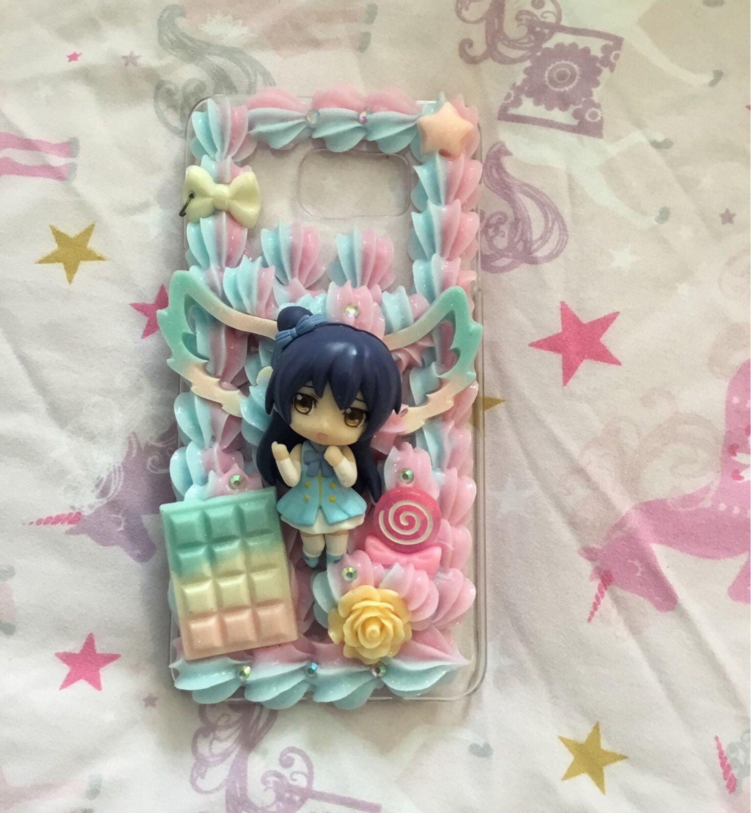 Nendoroid umi Sonoda Love Live! Decoden Note 5 cell phone case!