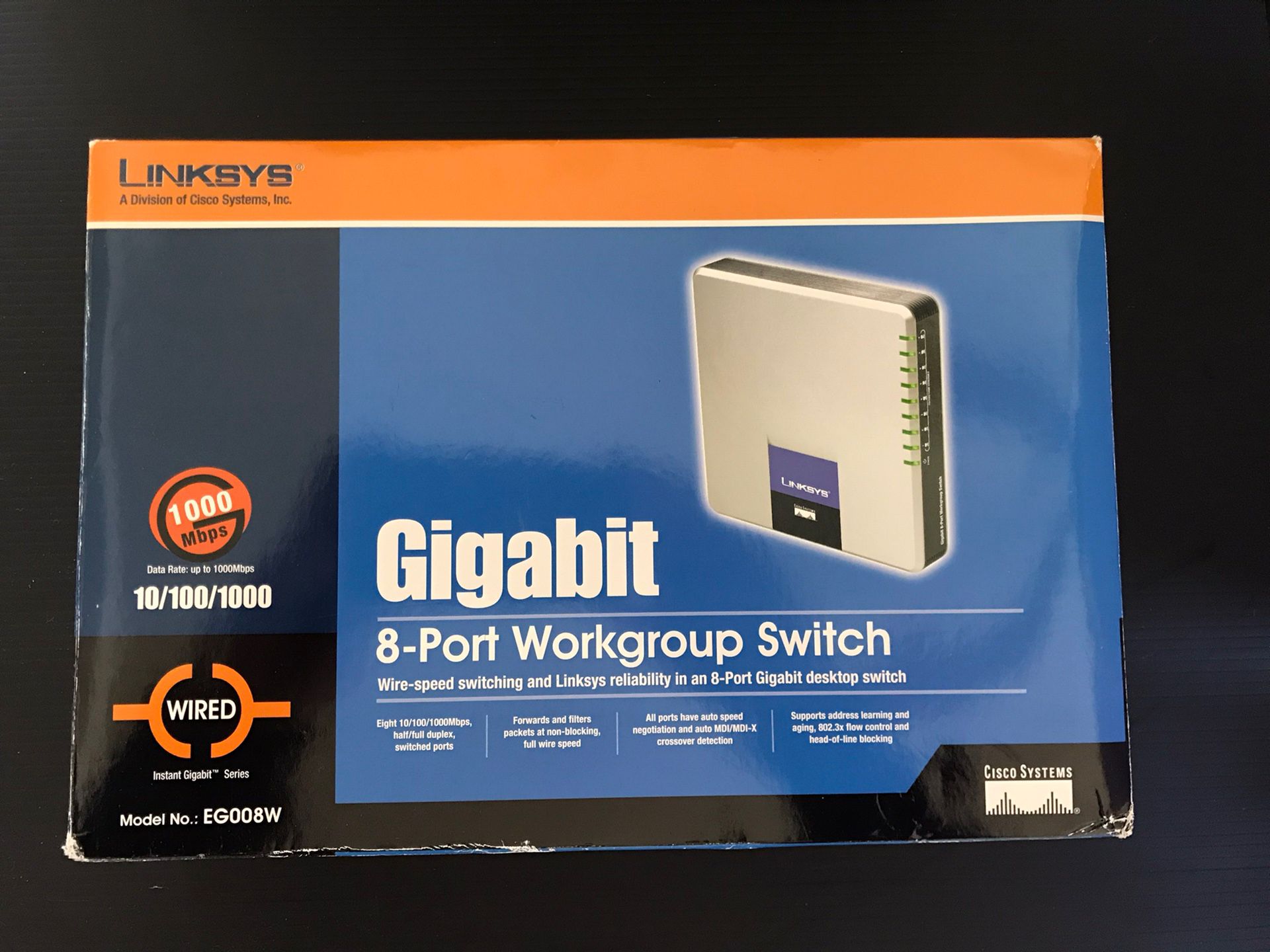 Linksys Gigabit 8-Port Workgroup Switch 