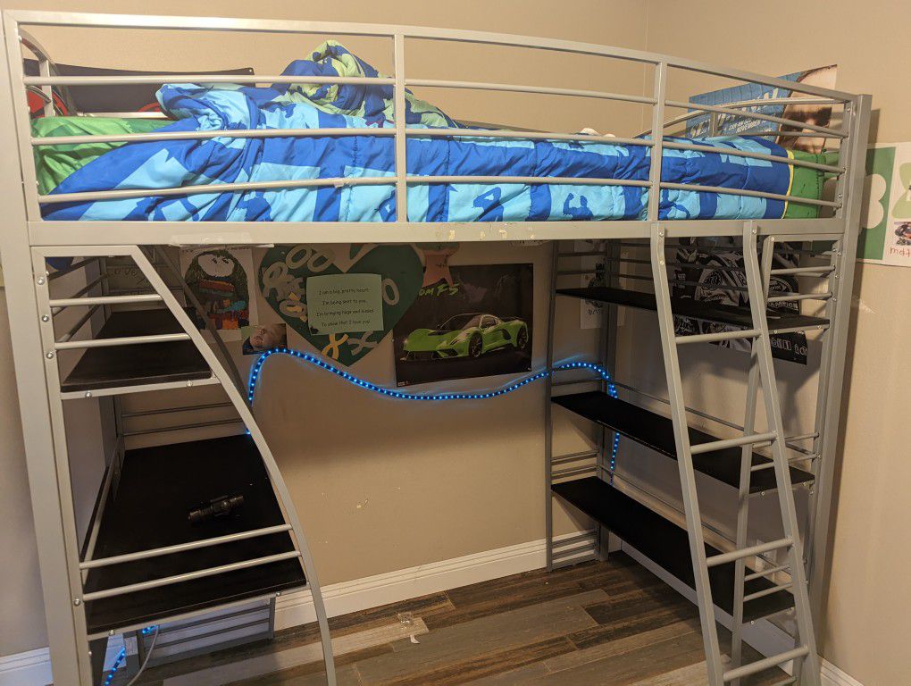Loft Bunk Bed With Desk Twin For, Bunk Beds Phoenix Az