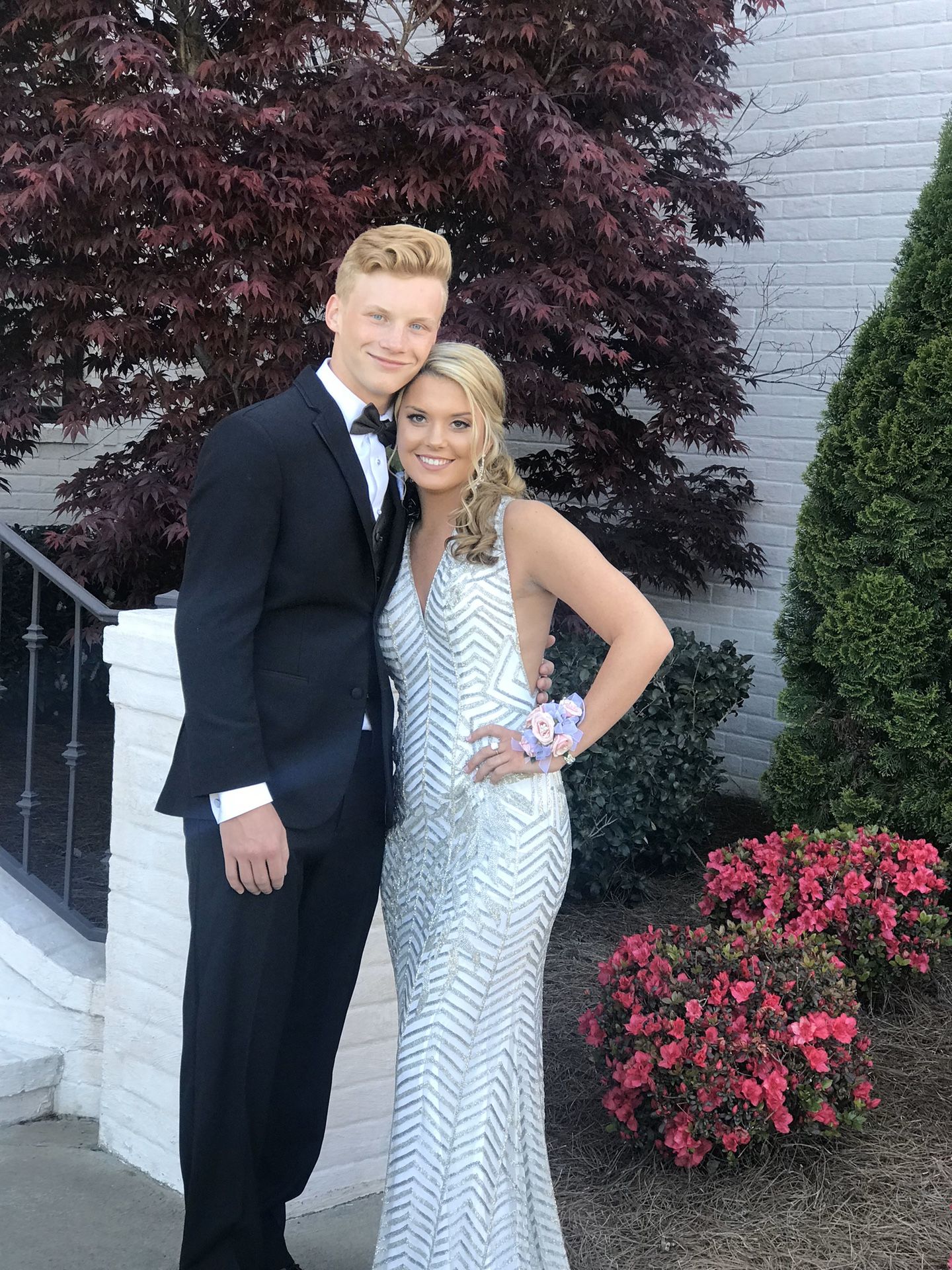 Sherri Hill dress. Size 4 altered to a 2! Perfect Condition & paid $800 for this dress.