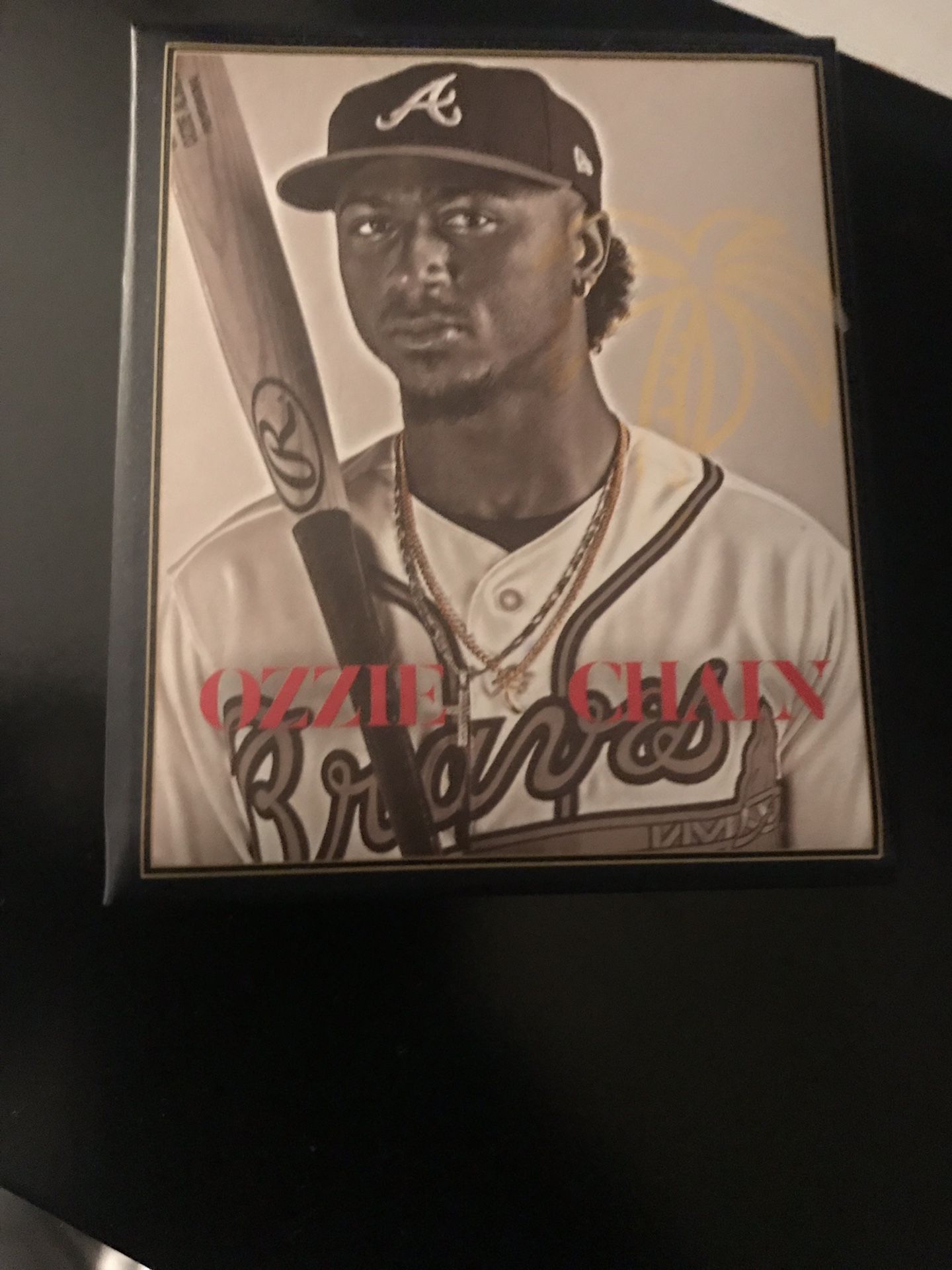 Atlanta Braves Ozzie Albies Necklace (Palm Tree Chain) for Sale in 