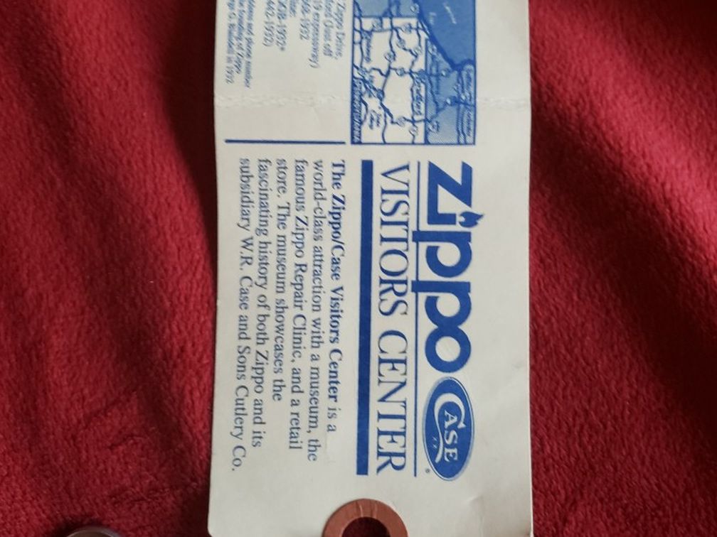 Zippo Pin And Cent Never Spent Guarantee Zippo 70th Anniversary 2002