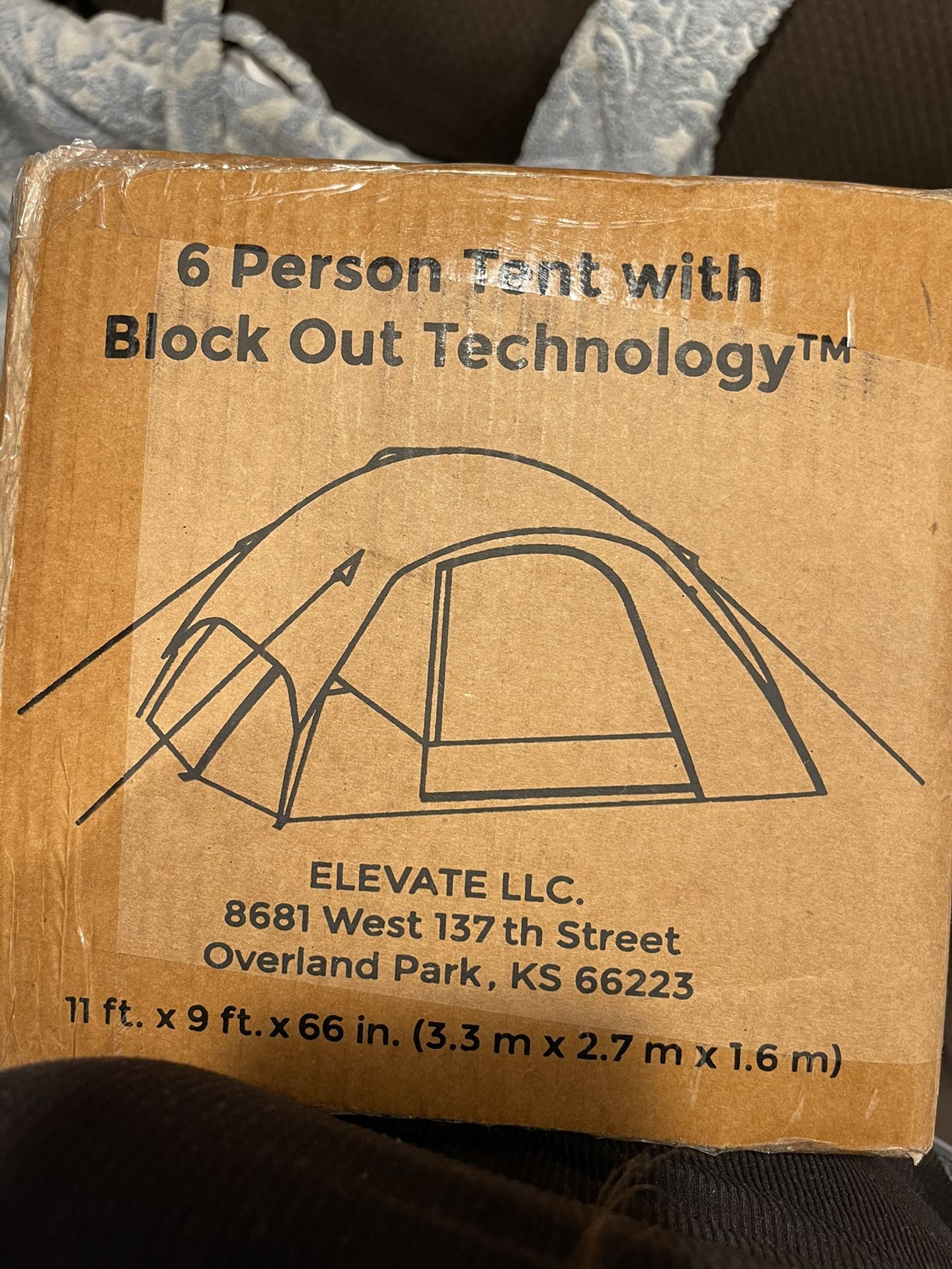 6 Person Tent With Blackout Technocolgy
