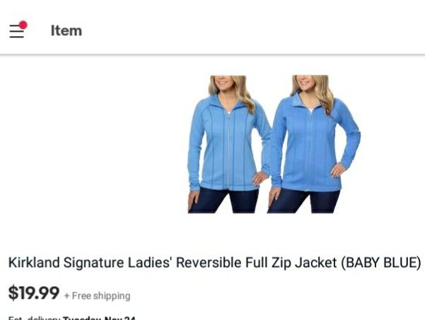Women Kirkland Reversible Jacket