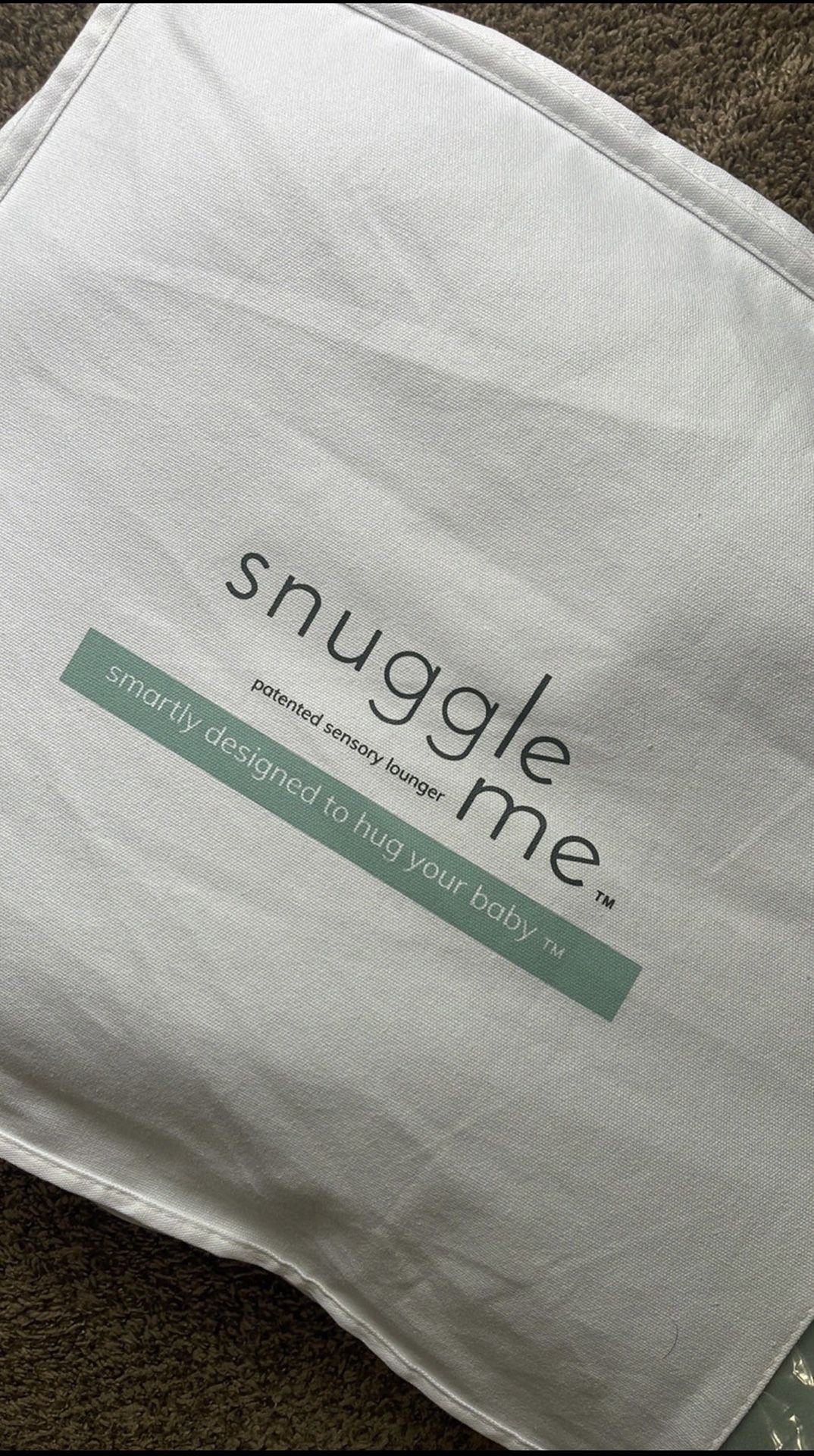Snuggle me organic Lounger for Babies 0-9 Months Hypoallergenic.