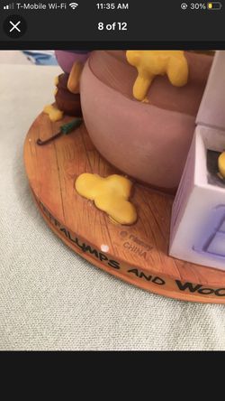 Disney Winnie The Pooh Heffalumps Woozles Snow Globe Eeyore Tigger Toy READ DESC Thumbnail