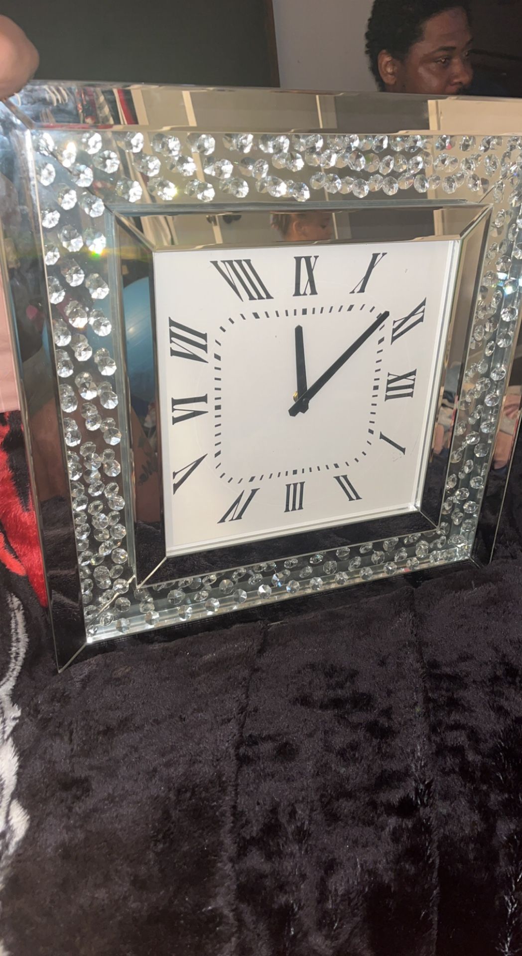 Bling Mirror Clock