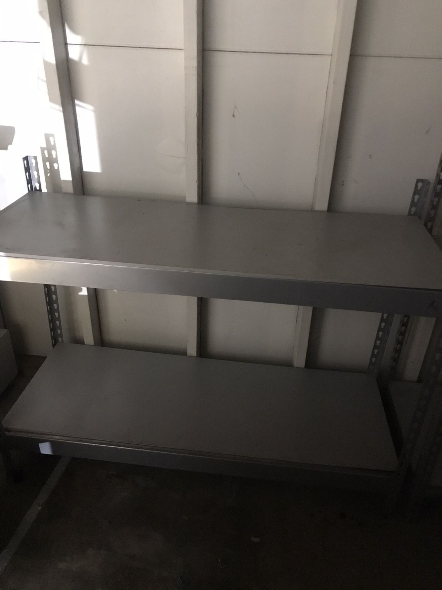 Metal Shelving 20 Dollars each