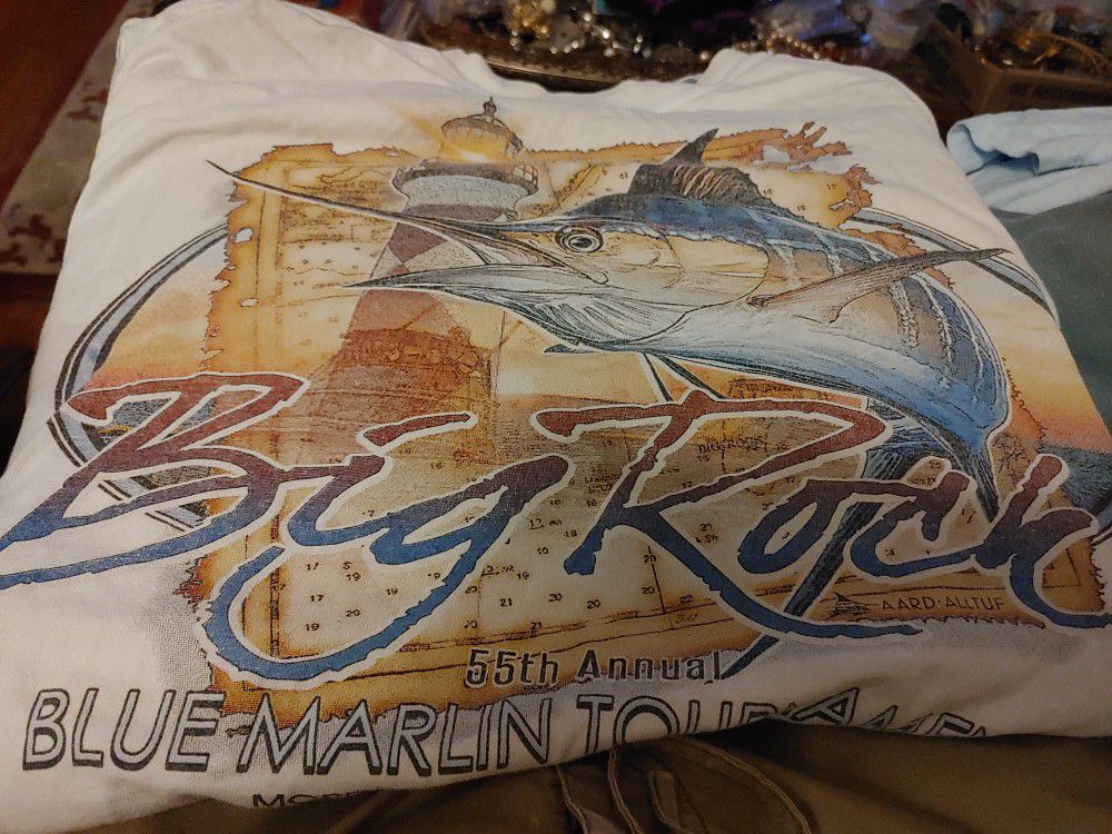 Big Rock Blue Marlin, Men's XL T shirt