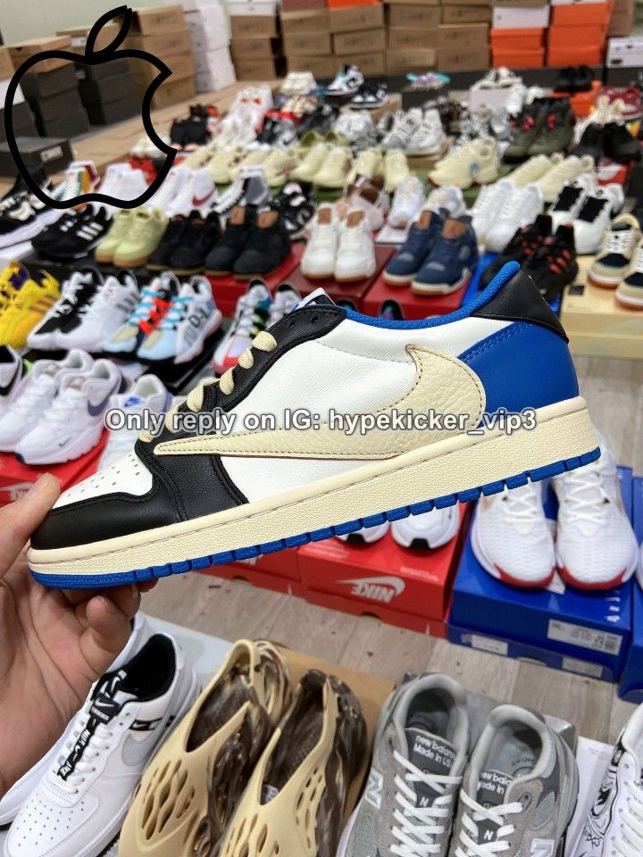 Jordan 1 Low Fragment x Travis Scott All Sizes Available
