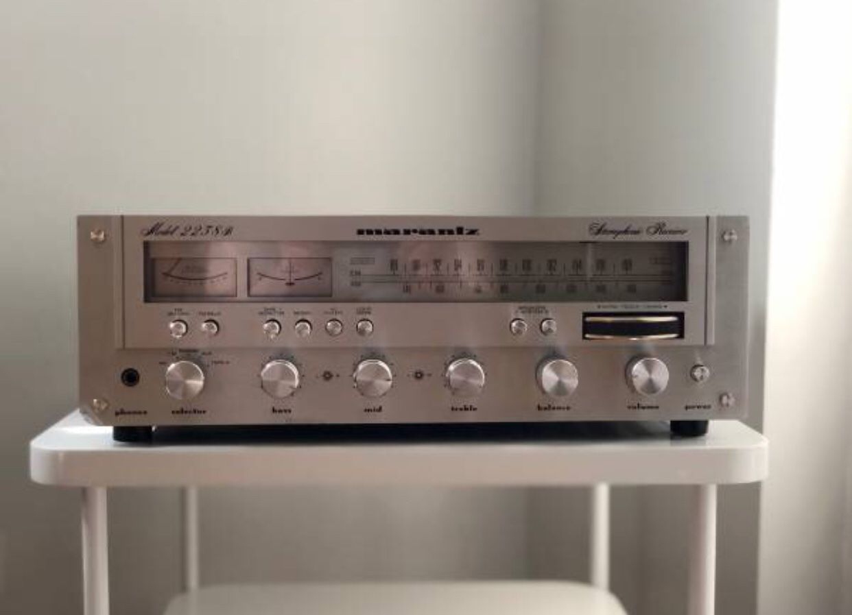 Marantz 2238B Vintage Stereo Receiver, LED Upgrade Cool Blue