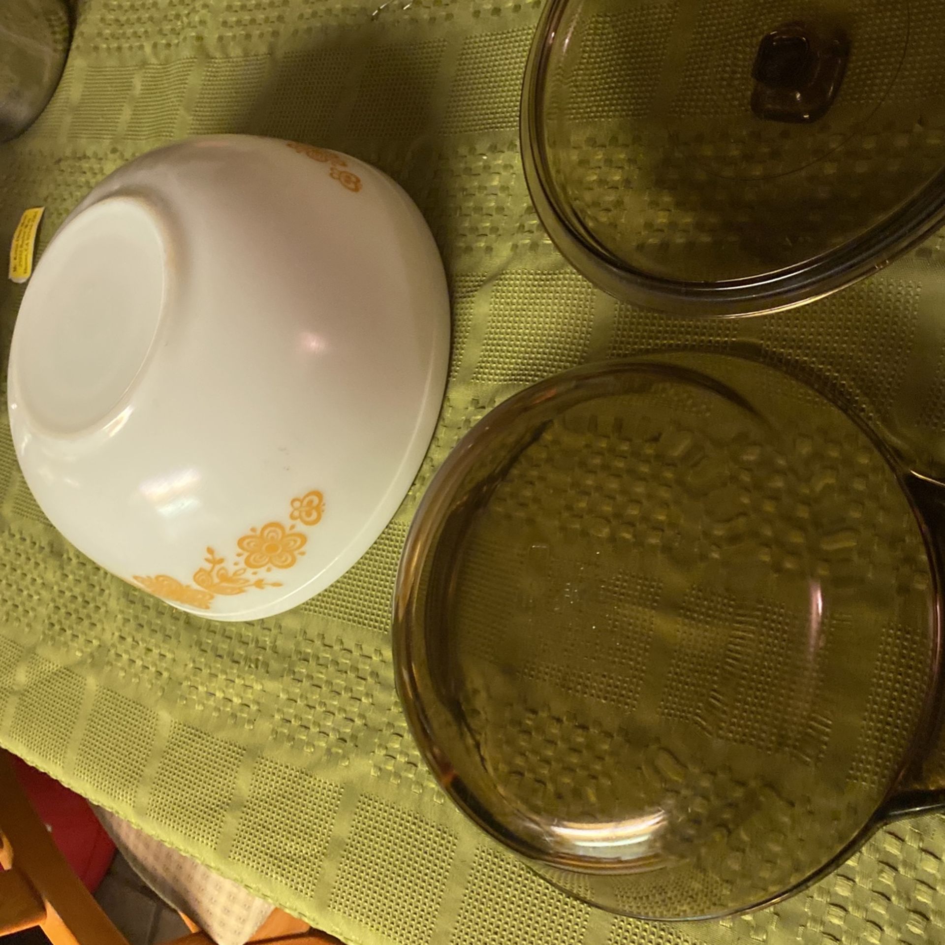 And anchor oven where casserole Bowl Antique Pyrex bowl